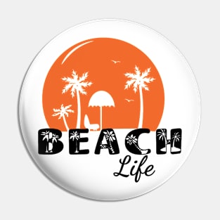 Beach Life Pin