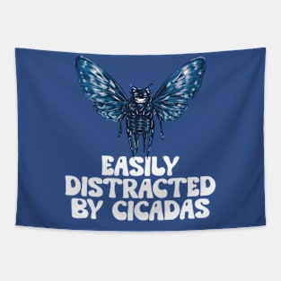 Easily Distracted By Cicadas - Cicada 2024 Tapestry