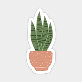 Plant.Hand drawn style Magnet