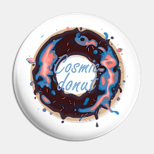 Cosmic donut Pin