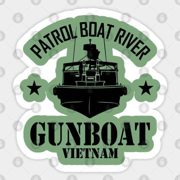 Patrol Boat River - Gunboat Vietnam T-Shirt (Subdued) Patrol Boat River - Gunboat Vietnam T-Shirt (Subdued)