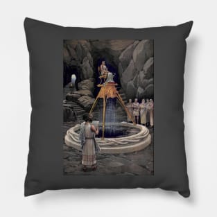 Oracle of Delphi of Ancient Greece Pillow
