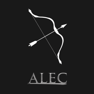 Shadowhunters / The Mortal Instruments - Alec Lightwood bow and arrow / Matthew Daddario - Parabatai gift idea T-Shirt