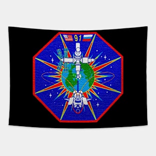 Black Panther Art - NASA Space Badge 139 Tapestry