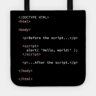 Hello World! Tote