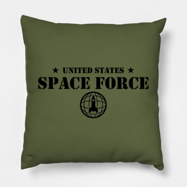 United States Space Force Pillow by deadright