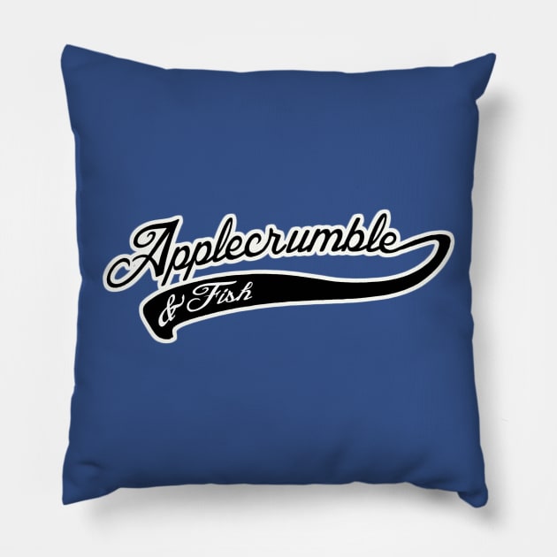 Applecrumble & Fish anyone? parody Spoof Design Pillow by IceTees