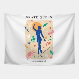 Skate Queen in Matisse Tapestry