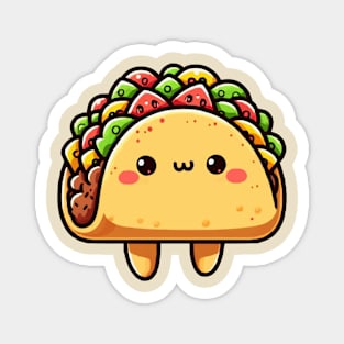 cute food tacos from mexico Magnet