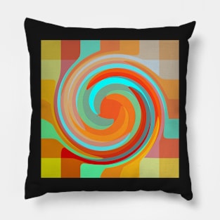 Circle Abstract color pattern Pillow