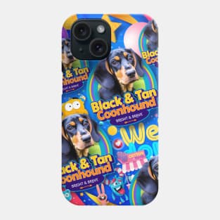 black and tan coonhound mom Phone Case