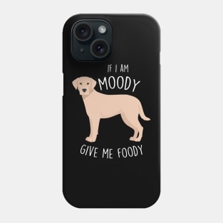 Labrador Retriever Dog Moody Foody Phone Case