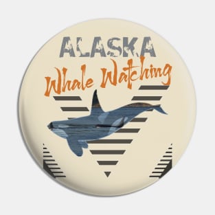 Alaska Whale Watching Pin