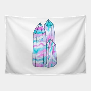 Transgender Pride Crystal Tapestry