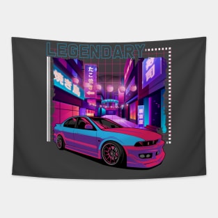 JDM Legend Cool Retro Gaming Racecar Tuning Car Lover Tapestry