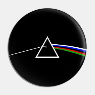 The WUBRG Side of the Moon Pin