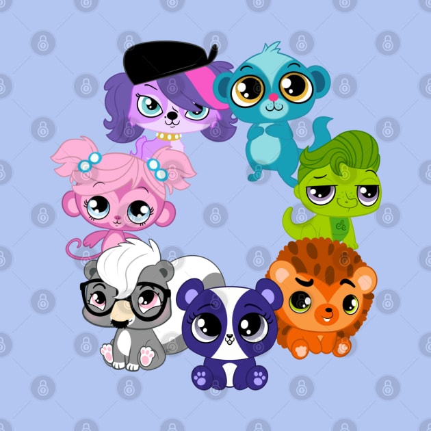 Littlest Pet Shop Pets by AmyNewBlue