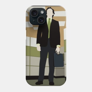 office people standing unclear Phone Case