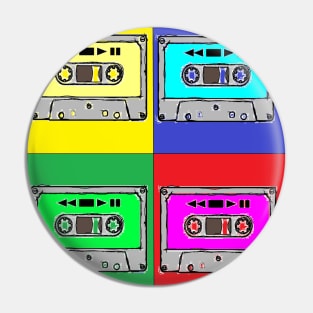 Cassette Pop Art 1 Pin