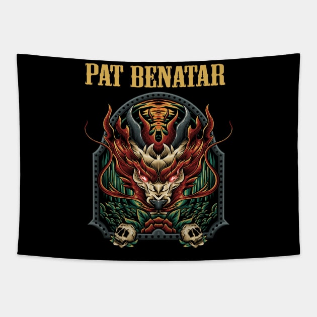 BENATAR THE PAT BAND Tapestry by Bronze Archer