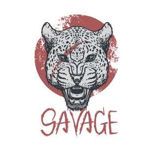 Savage animal - Leopard T-Shirt