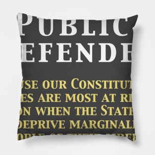 Public Defenders Pillow