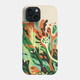 Rorschach Test Green Phone Case