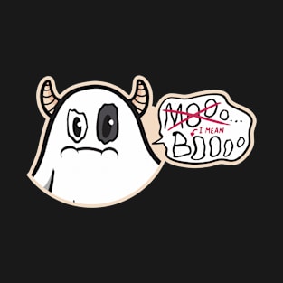 Ghost Cow Moo I Mean Boo T-Shirt