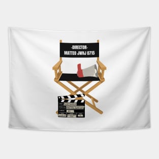 Goncharov Director Chair, Clapboard and Megaphone Tapestry