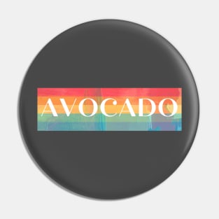 Avocado Lover Design Pin