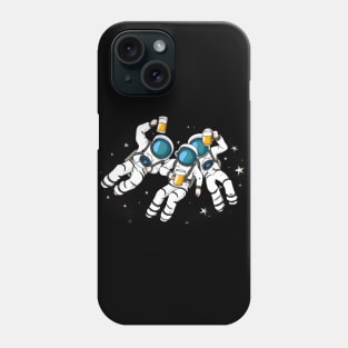 Astronaut Drink Beer In Space Phone Case