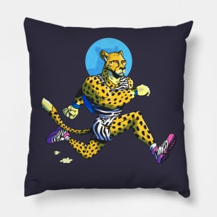 Runner Cheetah Pillow