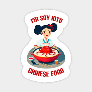 Chinese Food T-Shirt Magnet