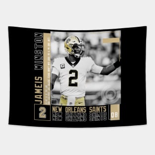 Jameis Winston Paper Poster Tapestry