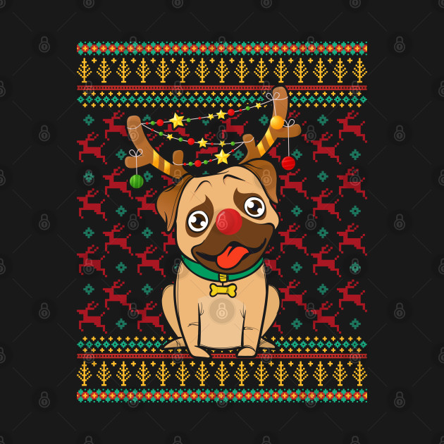 Discover Not so Ugly Christmas Pug Xmas Pajama - Christmas Pug - T-Shirt