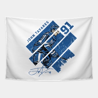 John Tavares Toronto Stripes Tapestry