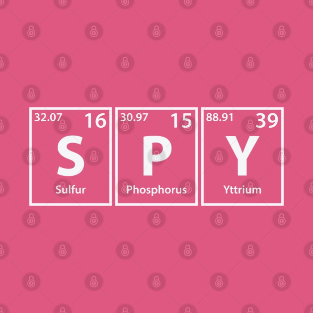 Spy (S-P-Y) Periodic Elements Spelling by cerebrands