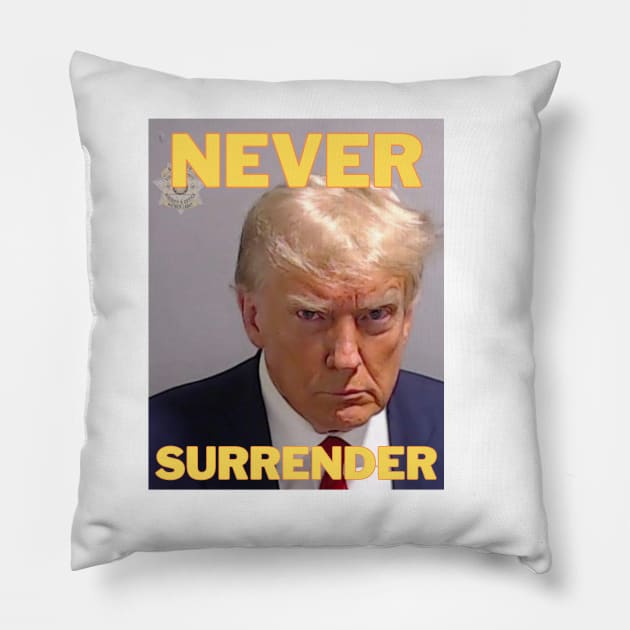 Never Surrender Pillow by Kibria1991