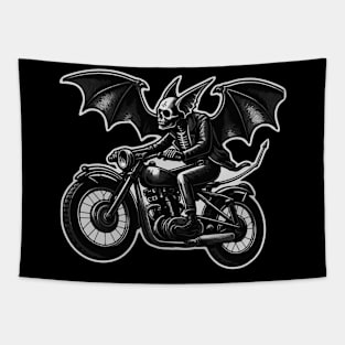 Ghost bat rider Tapestry