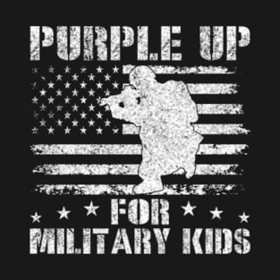 Purple Up For Military Kids T-Shirt