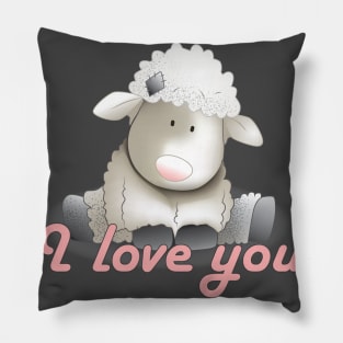 Pink sheep Pillow