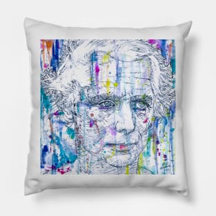 MAX ERNST watercolor portrait .1 Pillow