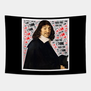 Cool Descartes Quote Design Typography Tapestry