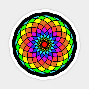 Rainbow Spiral Magnet