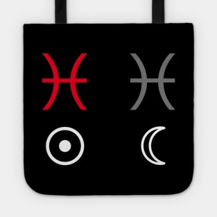 Pisces Sun Pisces Moon Zodiac Sign Tote