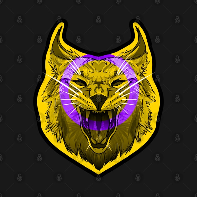 Caracal (Intersex Pride Flag) by illustratelaw