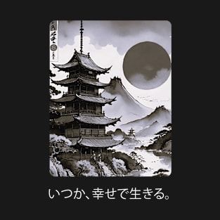 Japanese Serenity Mount Fuji T-Shirt