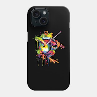 Frog Playing Violin Phone Case