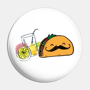 It's Taco Time Pin