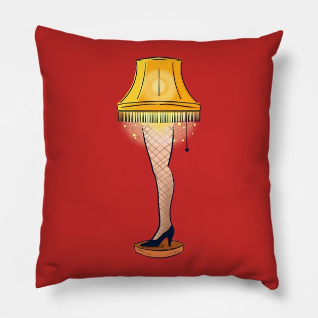 Leg Lamp Pillow by ChrisPaulFarias